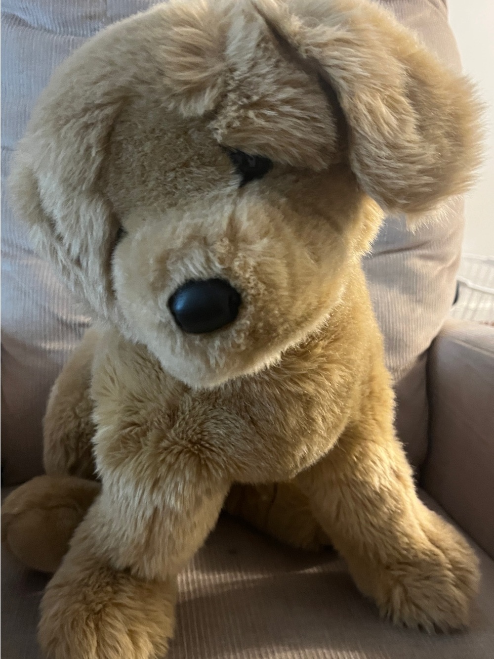 Soft Golden Tan Puppy Plush - Cuddly Stuffed Dog Toy Douglas